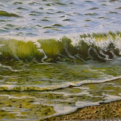 Welle an der Ostsee, 30x40cm