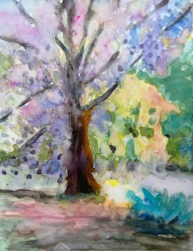 Pleinairmalerei mit Aquarell